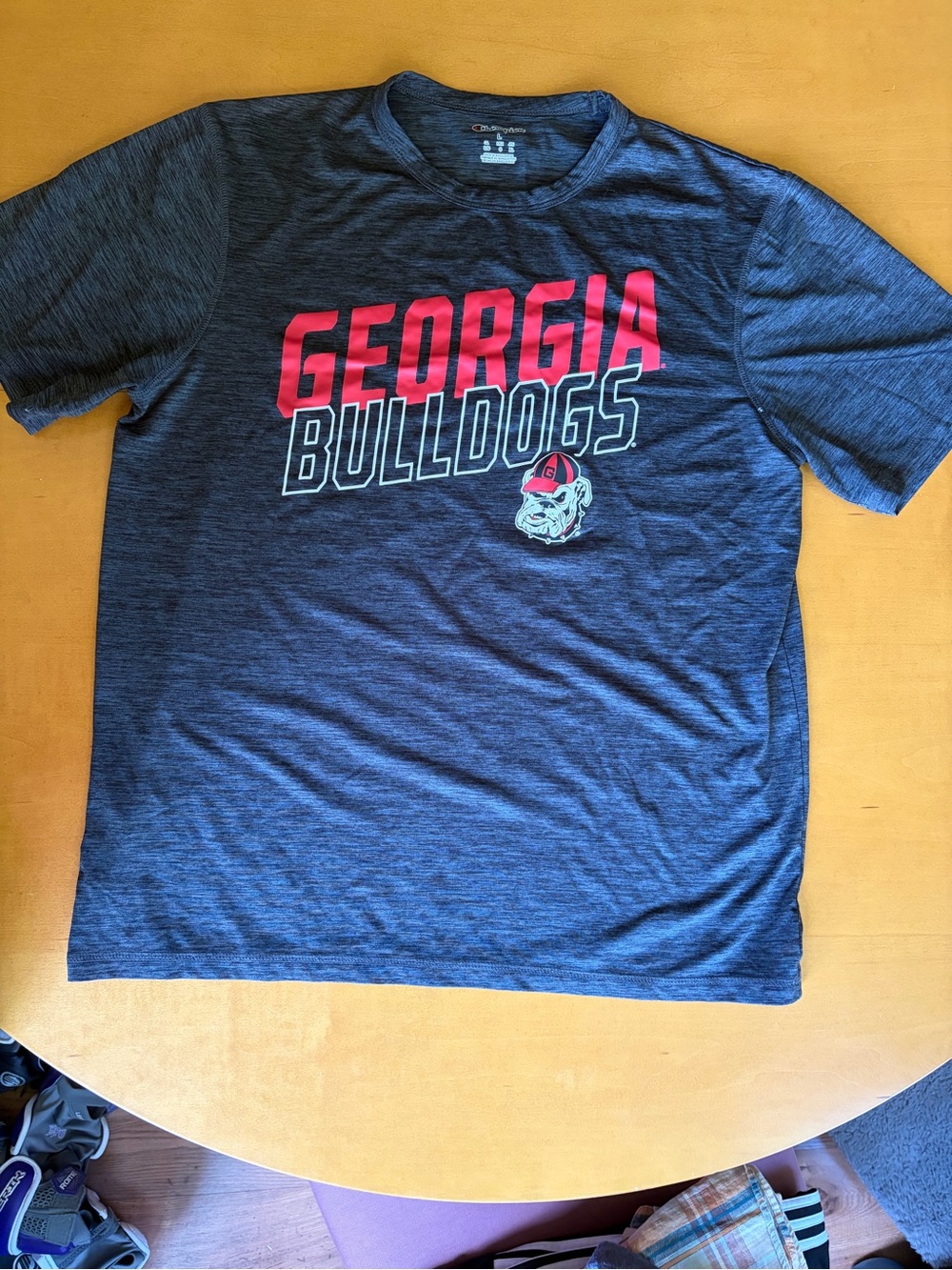 Georgia Bulldogs men’s black heathered Graphic Tee